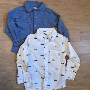 Monica + Andy Toddler Boys Button Down Bundle | Size 18-24 and 2T
